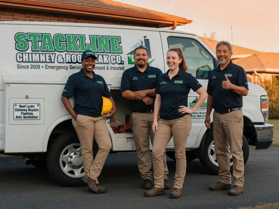 Chimney flashing repair company in Gilberts, IL
